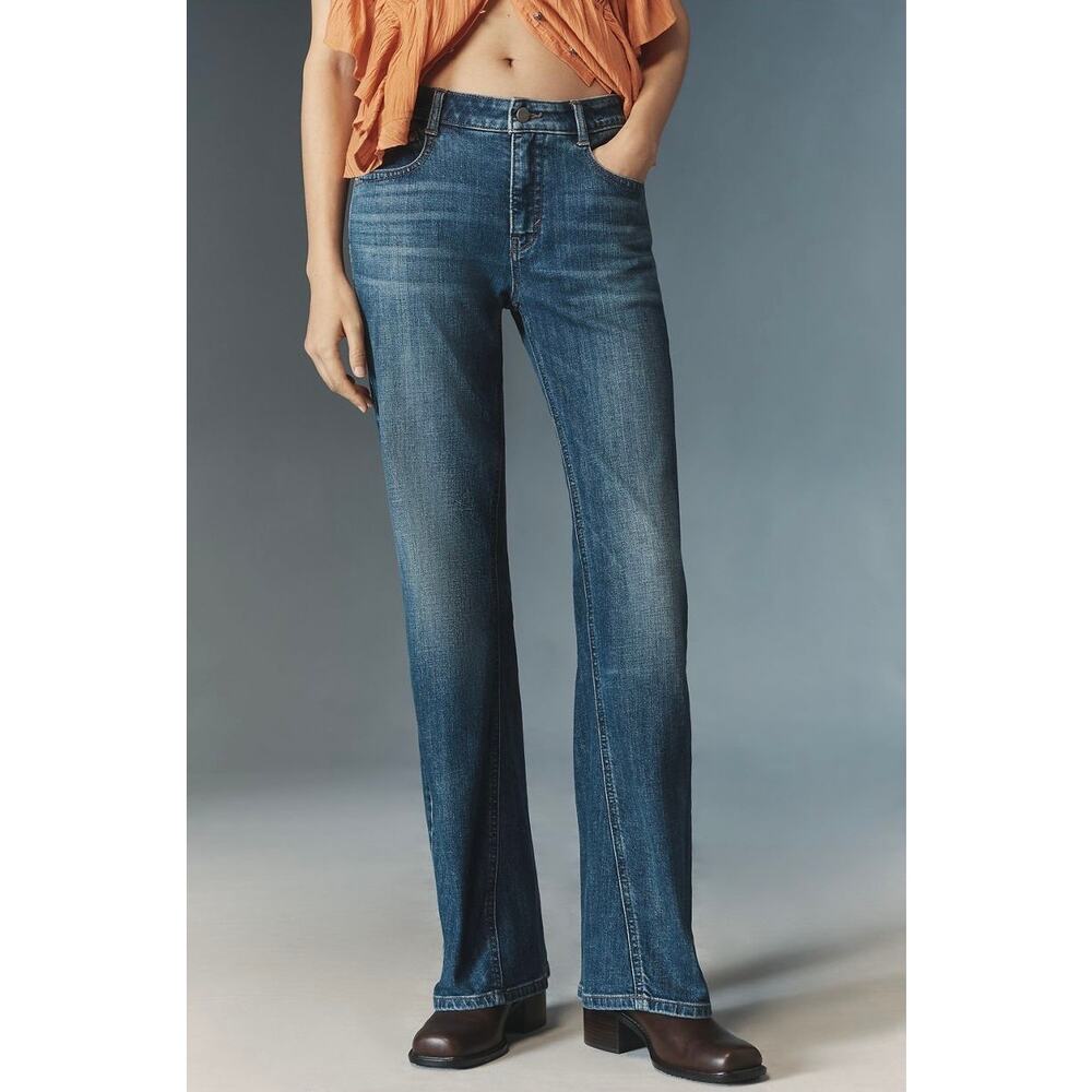 NWT / ANTHROPOLOGIE / SIZE 24 / MSRP $148 / PILCRO LOW RISE FLARED JEANS